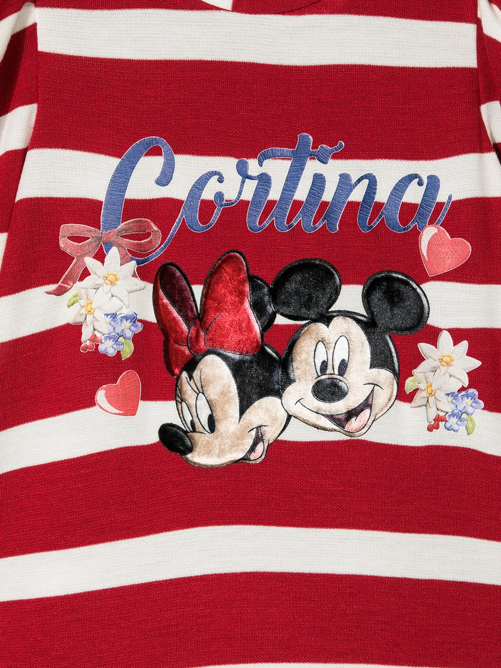 Monnalisa Disney Layered Dress In Red