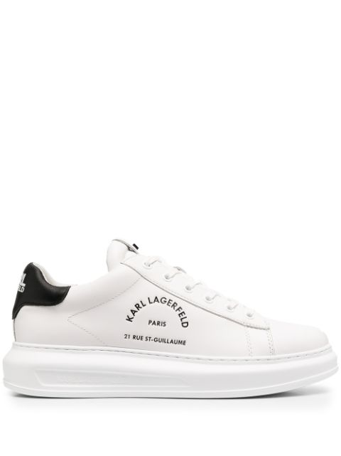 Karl Lagerfeld Sneakers mit Adressen-Print