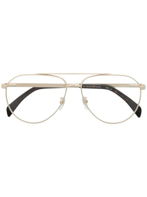 Eyewear by David Beckham Occhiali modello con montatura stile pilota
