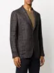 Tagliatore single-breasted plaid blazer