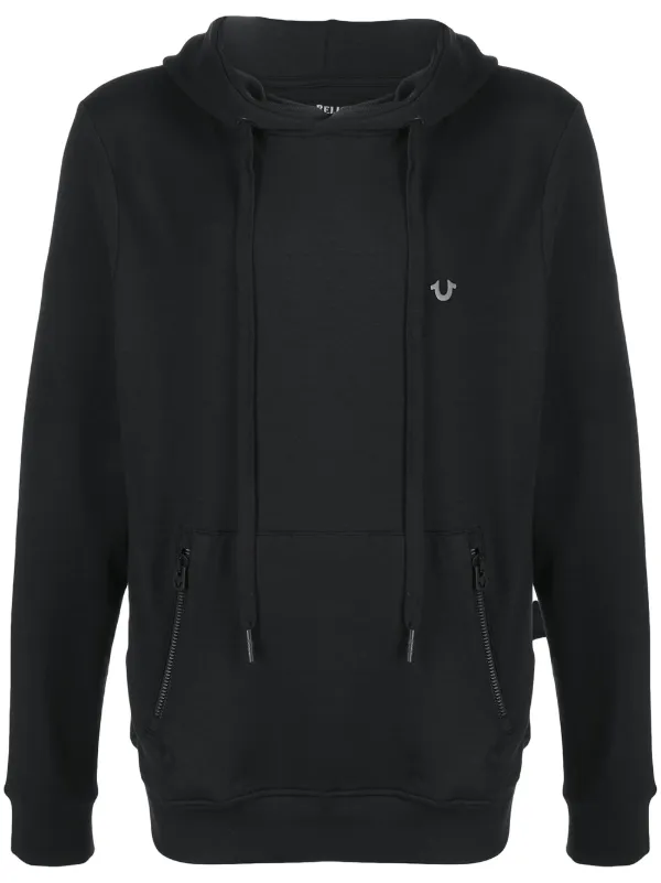 all black true religion hoodie