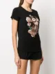 LIU JO owl motif sequin-embellished T-shirt