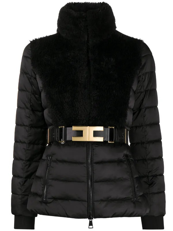 elisabetta franchi leather jacket