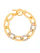 Image 1 of Kenneth Jay Lane crystal-embellished chain bracelet