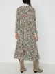 See by Chloé floral-print long-sleeve midi dress