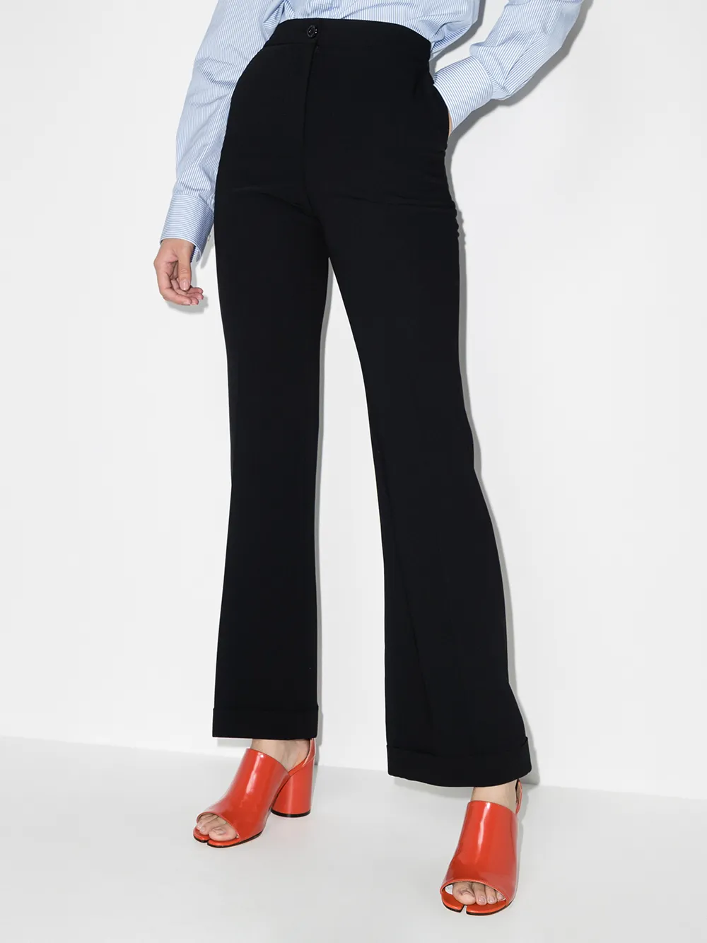 фото See by chloé расклешенные брюки с завышенной талией