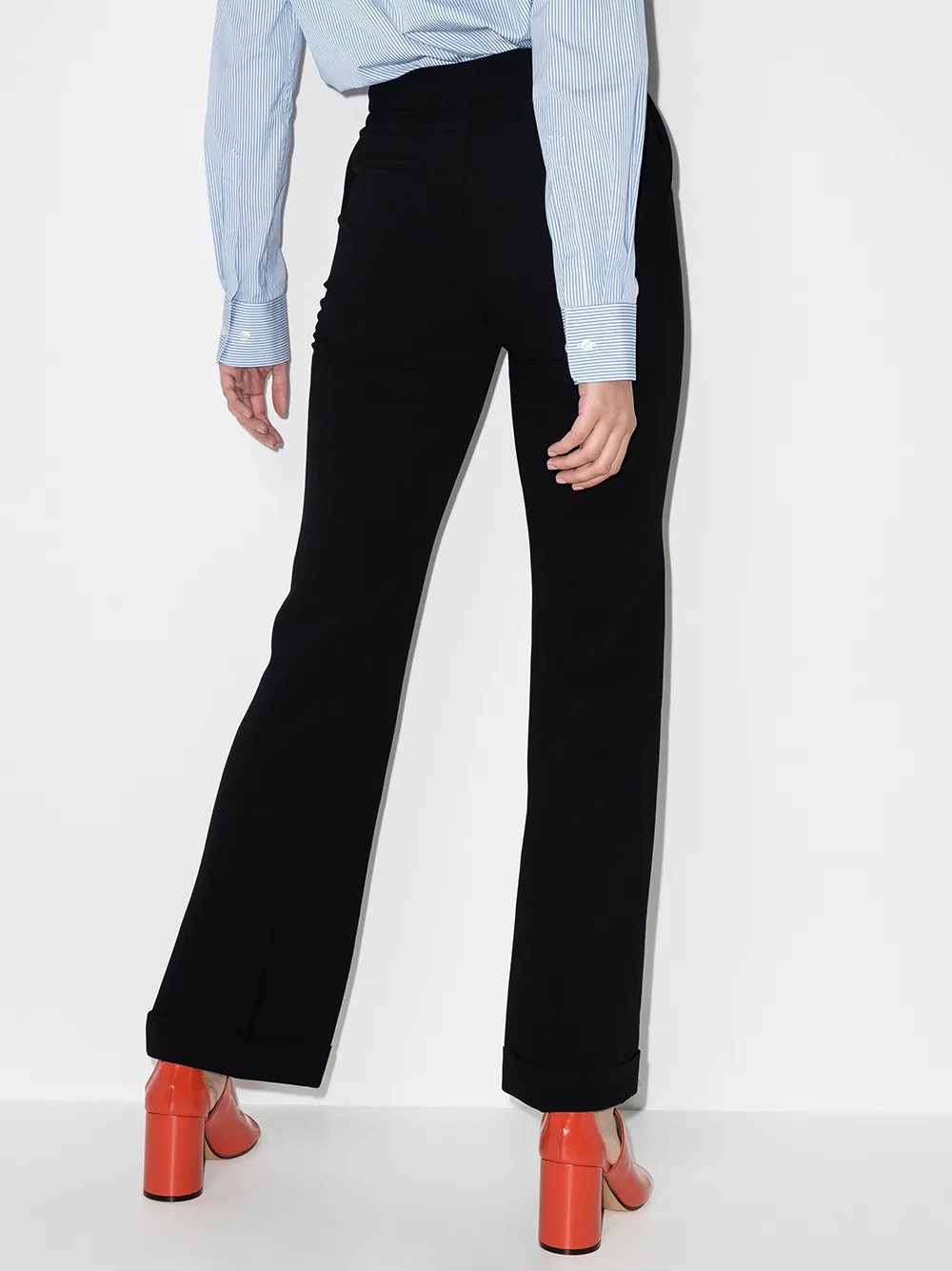 фото See by chloé расклешенные брюки с завышенной талией