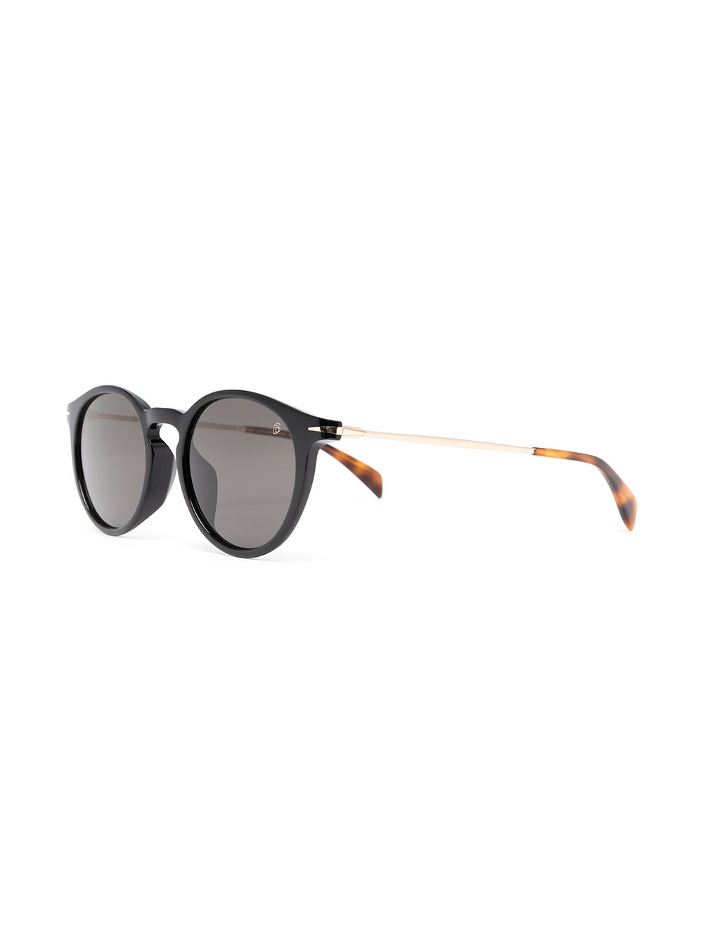 Eyewear by David Beckham Zonnebril met rond montuur - Zwart