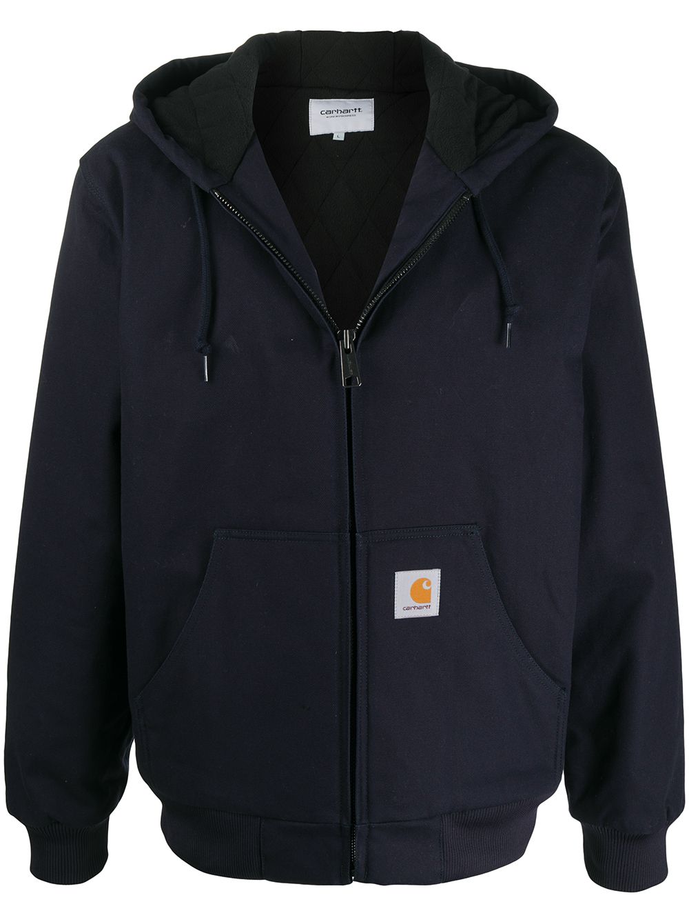 фото Carhartt wip куртка на молнии с нашивкой-логотипом