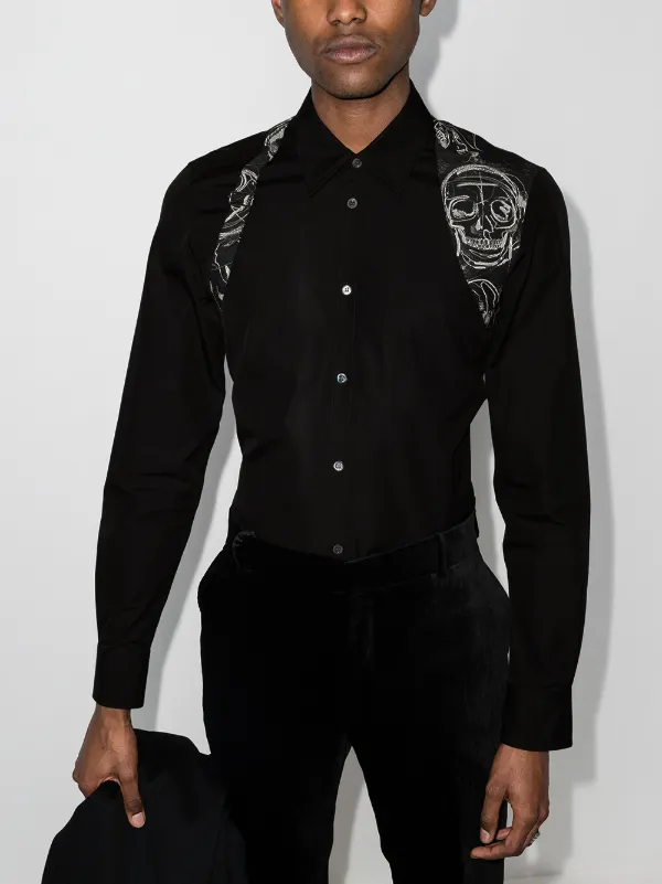 alexander mcqueen harness shirt