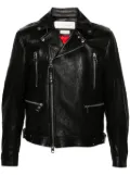 Alexander McQueen leather biker jacket - Black