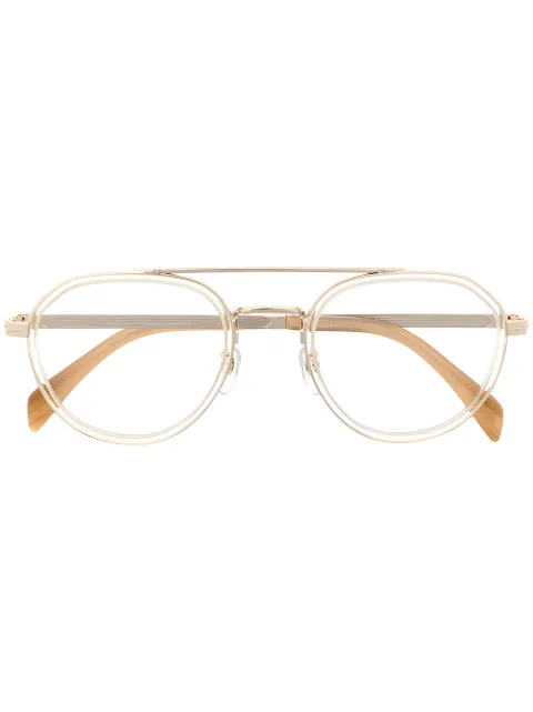 Eyewear by David Beckham パイロット眼鏡フレーム