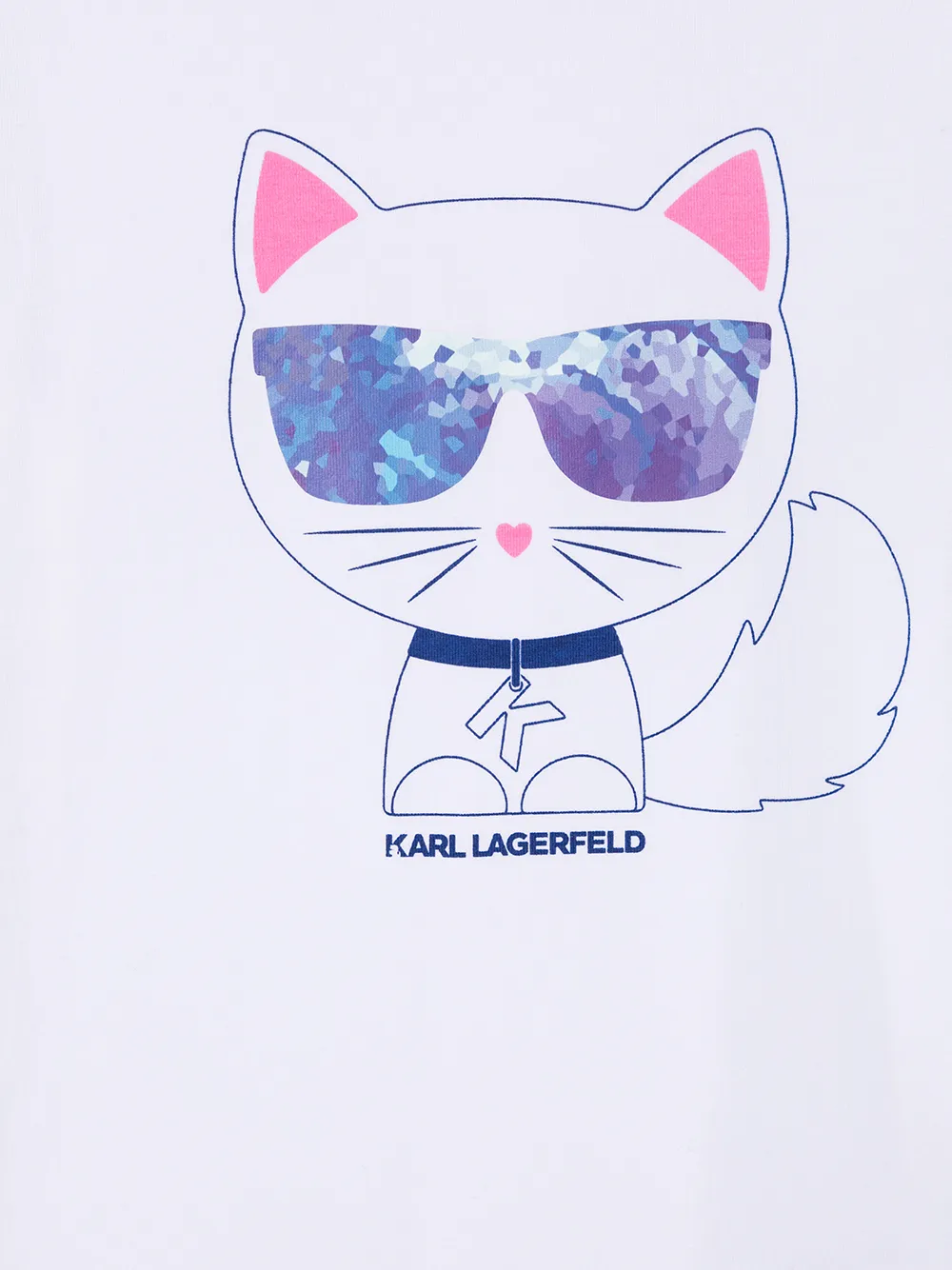 фото Karl lagerfeld kids футболка с принтом choupette