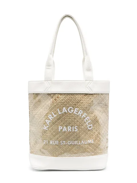Karl Lagerfeld Kids شنطة بحر شفافة