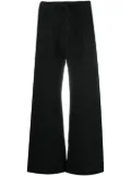 Nili Lotan drawstring cropped track pants - Black