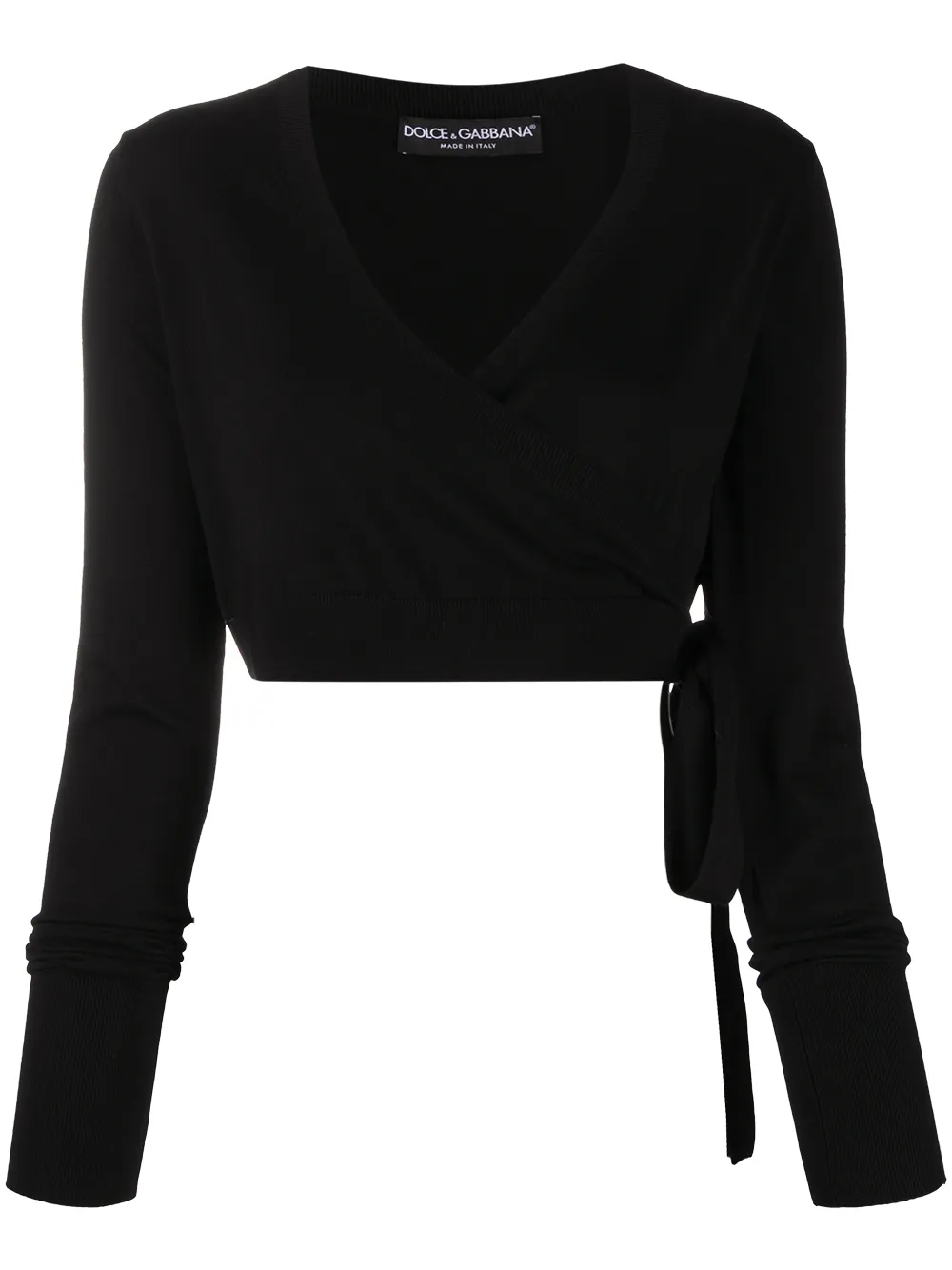 Dolce & Gabbana Cropped Wrap Cardigan - Farfetch