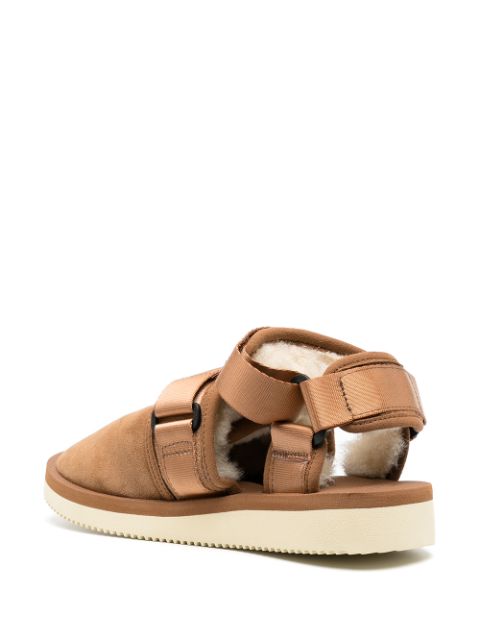 suicoke shearling sandals