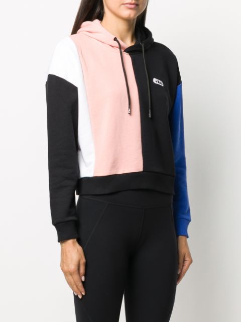 fila colour block boyfriend overhead hoodie