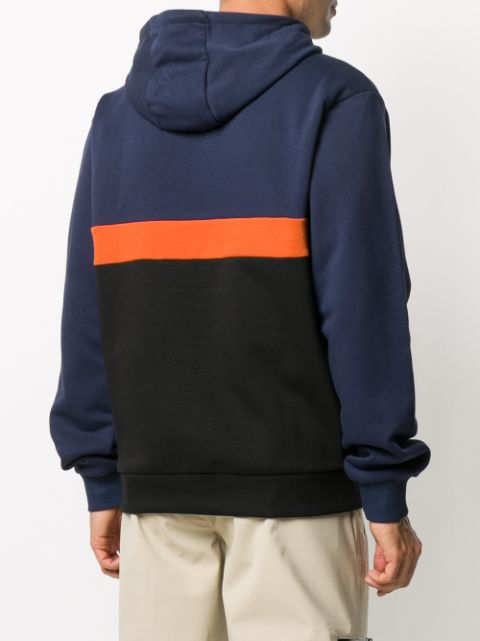 fila colour block boyfriend overhead hoodie