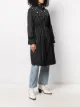 LIU JO pearl-embellished layered parka coat
