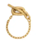 Parts of Four single-link toggle bracelet - Gold