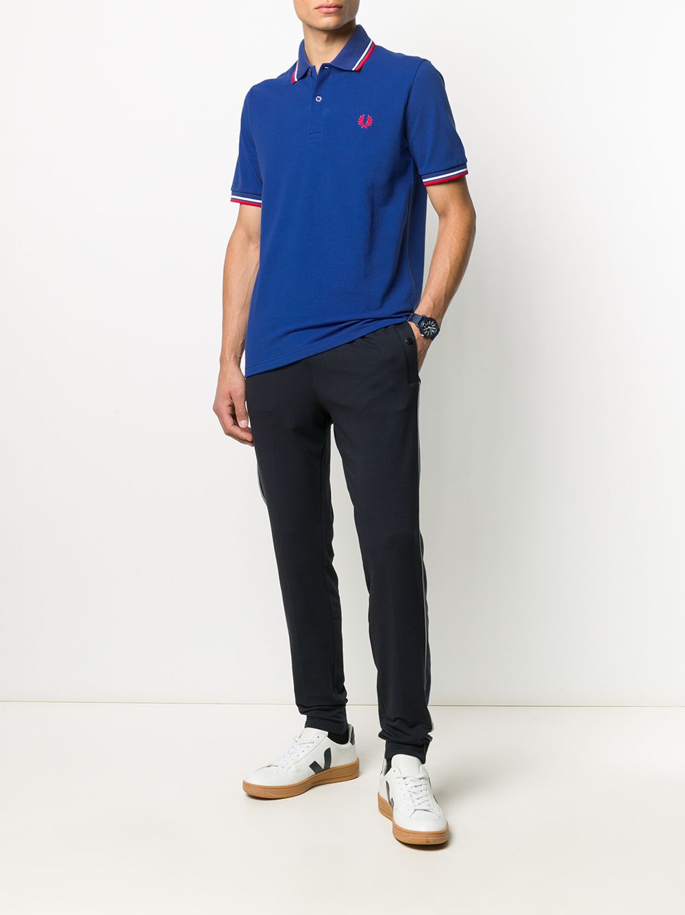 фото Fred perry short-sleeved piquét polo shirt