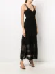 Roland Mouret sheer-panel fine knit dress