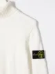 Stone Island Junior Rollkragenpullover mit Logo-Patch