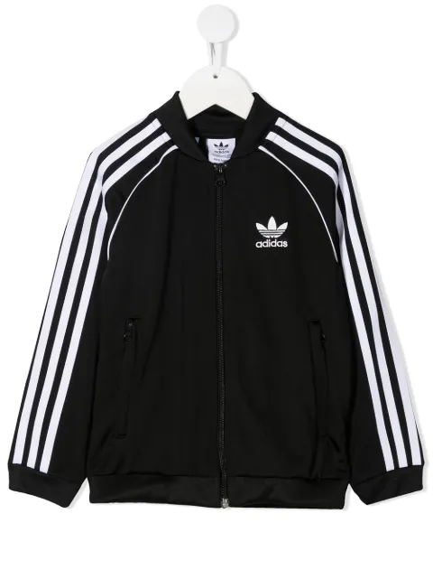 adidas Kids cárdigan con rayas características