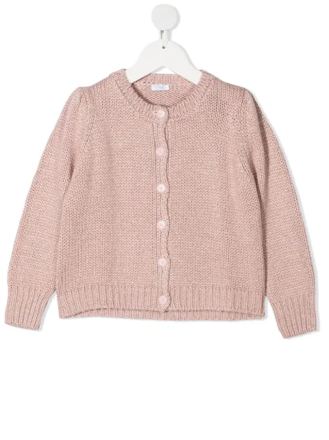 Il Gufo purl-knit crew-neck cardigan 