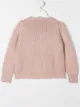 Image 2 of Il Gufo purl-knit crew-neck cardigan