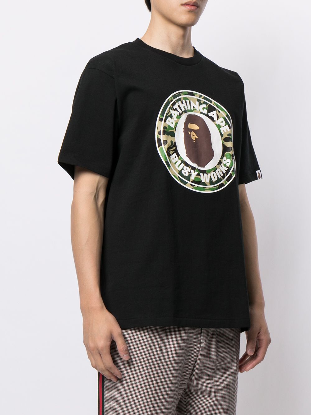 фото A bathing ape® футболка с принтом ape head