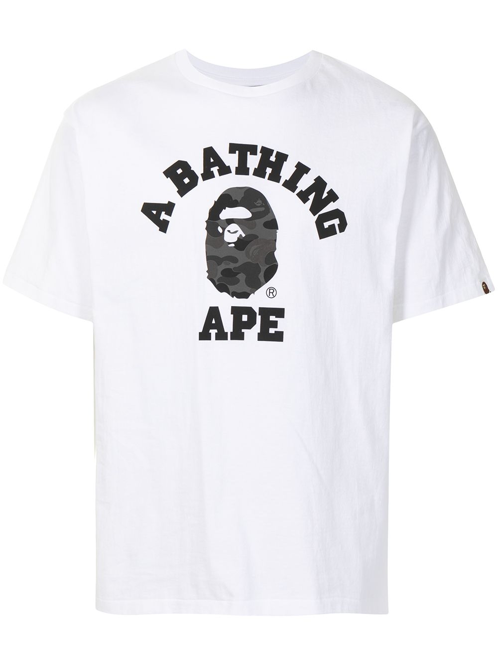 фото A bathing ape® футболка с графичным принтом