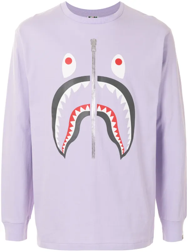 a bathing ape shirt purple