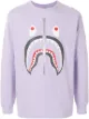 Image 1 of A BATHING APE® long-sleeve shark print t-shirt