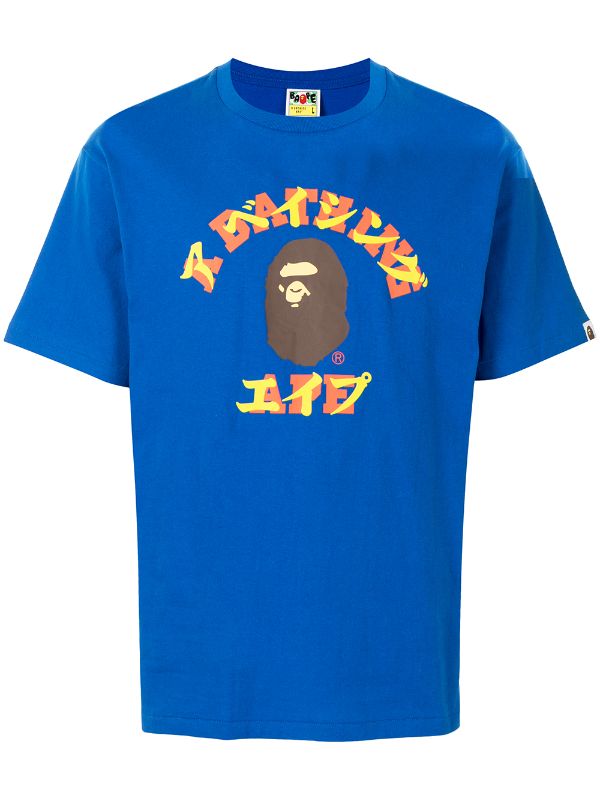 blue bathing ape shirt