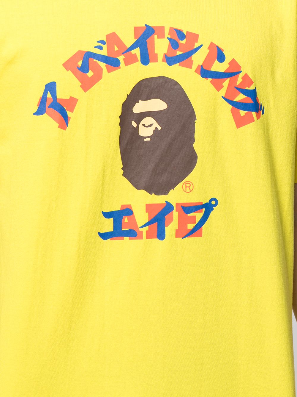 фото A bathing ape® футболка с графичным принтом