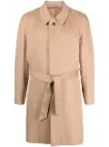 Corneliani textured style tie waist coat - Neutrals