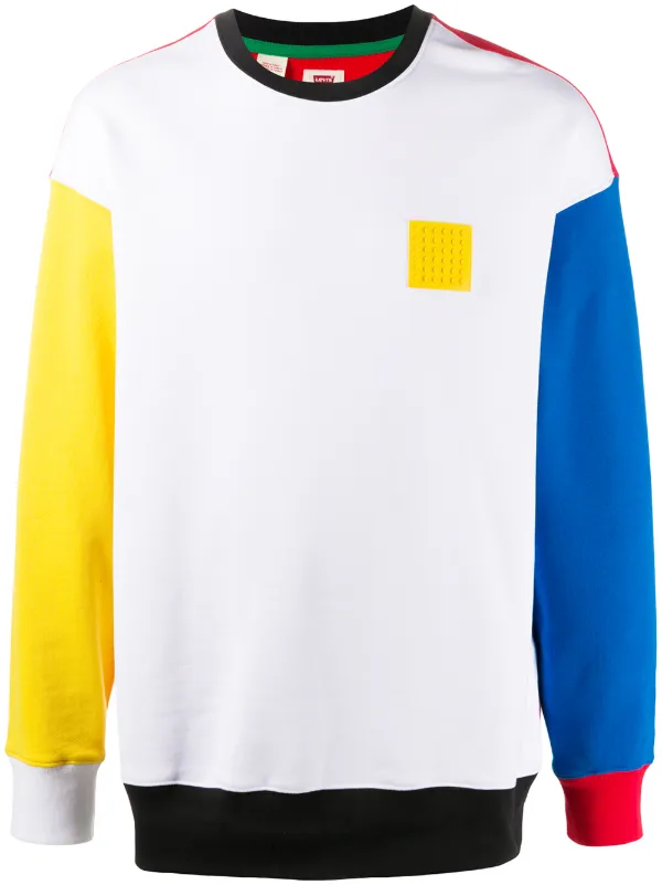 levi's colour block sweatshirt