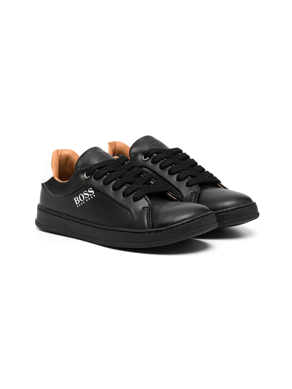 hugo boss leather sneakers