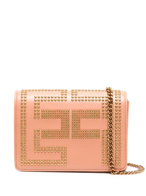 Elisabetta Franchi stud-embellished cross body bag pink BS91A07E2 - Farfetch