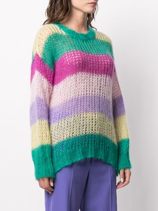 striped knitted jumper展示图