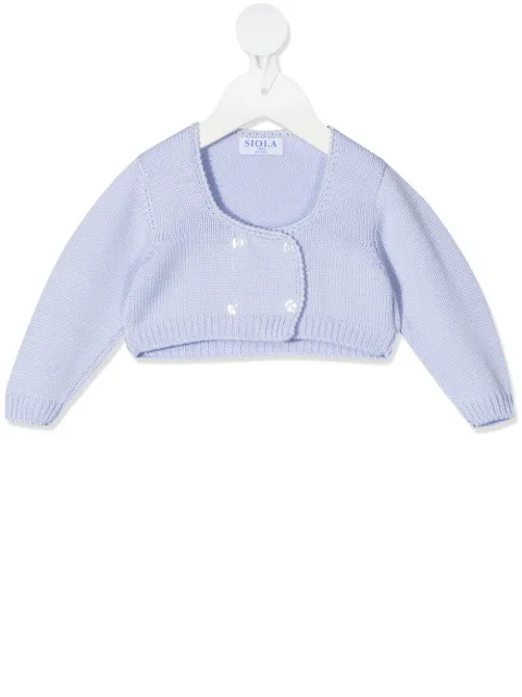 Siola fine-knit buttoned cardigan