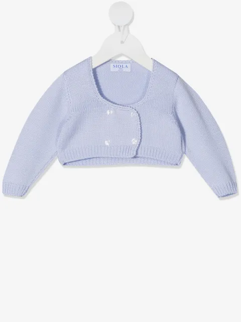 Siola fine-knit buttoned cardigan