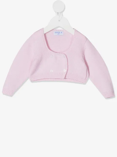 Siola fine-knit buttoned cardigan