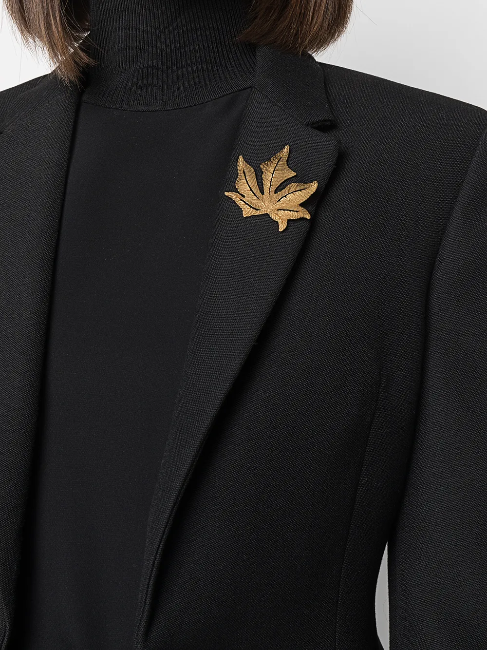 Christian Dior Pre-Owned 1990s pre-owned autumn leaf brooch | Image 2