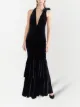 Image 2 of PatBO velvet plunge gown