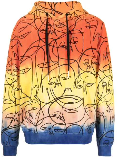 Haculla hoodie con estampado sombreado