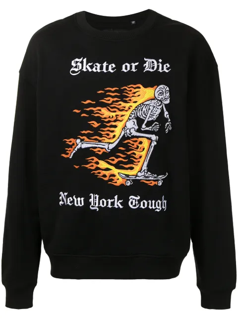 Haculla sudadera con bordado gráfico
