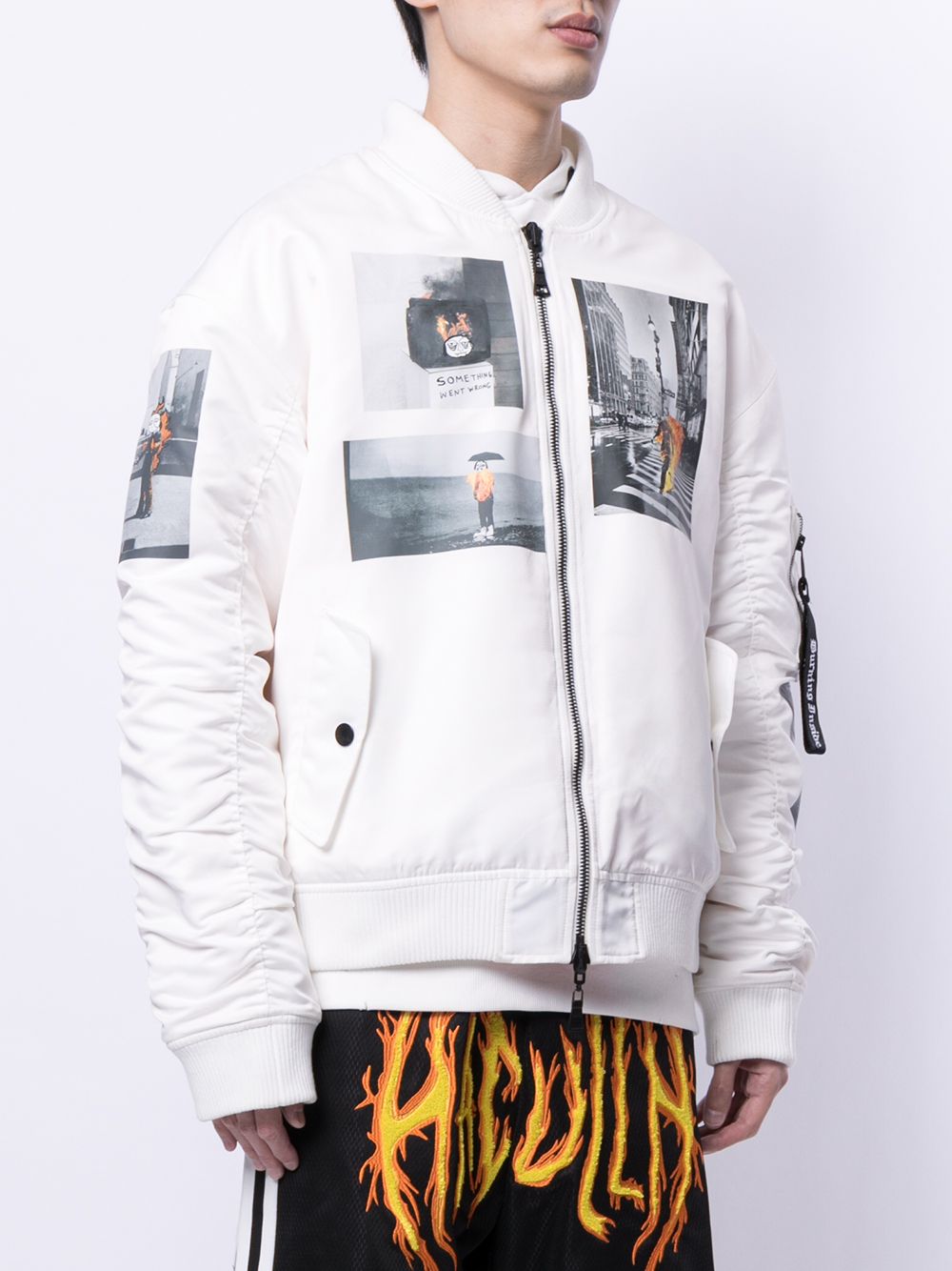 Haculla New York Reversible Bomber Jacket In White | ModeSens